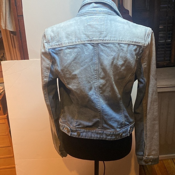 Paige denim patchwork jacket. Size Medium. Runs small. - Picture 3 of 5